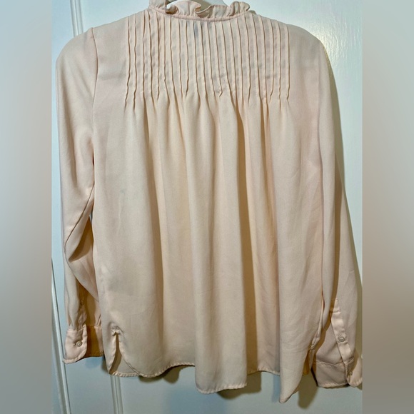 J Crew Mercantile Cream Blouse - Picture 2 of 6